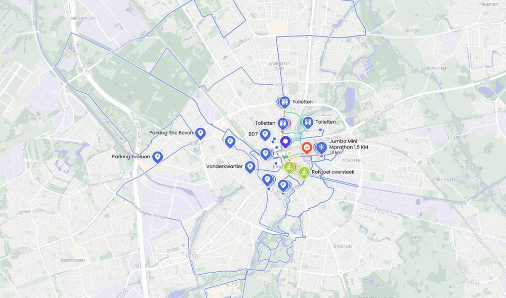 ASML Marathon: bereikbaarheid van onze parkings