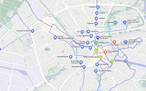 Beperkte bereikbaarheid tijdens ASML Marathon